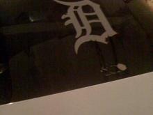 Go Tigers!! Someone carved "Romeo" into my rear bumper during a Tigers game in Detroit, on the top level of a parking garage no less!. Guess they don't appreciate fine art when they see it.