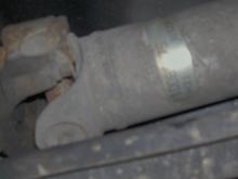 This is the factory installed aluminum driveshaft.  It has a GM parts sticker that was verified with dealer.