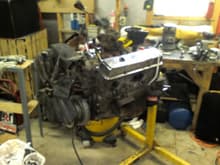 350 being rebuilt bought for 100 bucks tore down flawless in side just got start rebuilding for performance:)