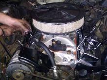 alittle engine work. When I got it it over heated cause the head was warped but I still have the and I put an edelbrock intake on. Also still Have the original. New air cleaner, also have the original stock dual snorkel air cleaner. New valve cover have the original as well.