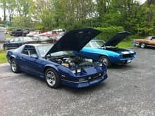 Steelton PA car show with my dad and his 69 Z/28 RS.