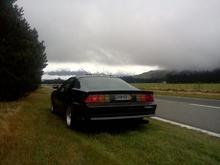 The first cruise to Lake Tekapo in South Island New Zealand