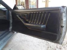 New black door panel (couldnt stand the red)