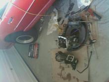 Got the tranny out