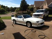 After washing