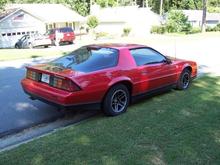 Passenger side rear 3/4 view