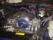 Front of engine