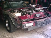Minus fender, hood, nose