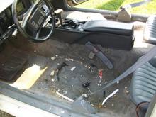 out with the seats.