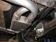 Spintech 3in/3in out Muffler and Jeg's Panhard Rod
