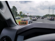 Someone on a local car club page happened to spot me on my way home from work.