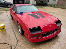 First wash after towing the car home almost 3 hours in the rain the night prior.