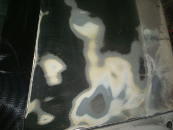 You can see the factory white under all the layers.