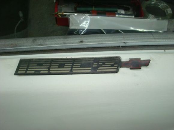 As many times as it had been repainted was surprised to see it still had an emblem.