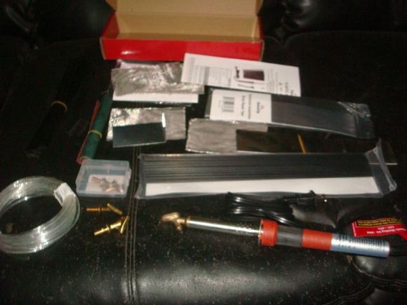 Plastic and urethane welder.

.