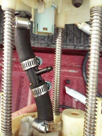 I had to trim and position the hose clamps in a way to make sure they wouldn't contact the wires when installed. Don't want them rubbing through the insulation.