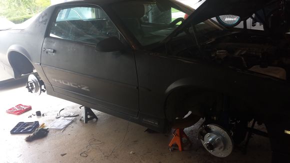 Putting suspension back together