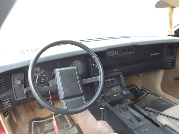 Good leather wrap on wheel and shifter,  good plastics(shifter plate, radio surround, A/C dash, upper and lower center console) & crack free dash pad & console lid.