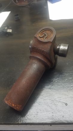 Nasty on the outside, no better on the inside.  Splines had the same coating of surface rust.