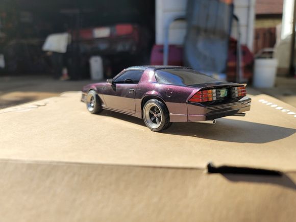I plan to use 85 Z28 bumper covers and gfx on mine so that's why I used a 85 Z28 kit