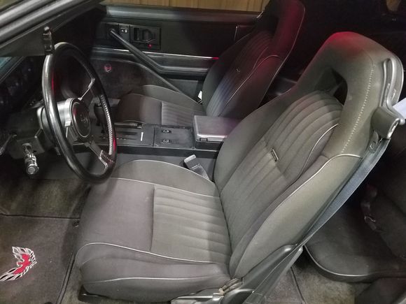 Seats are original and no rips or wear. Center console cover is new from hawks. New custom floor mats from acc.