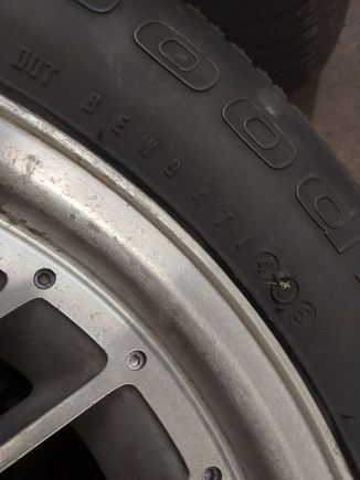 Tires were a bit on the old side and broke a cord in left front last time i drove it, so i put on some tires to get me by untill the 17s come out