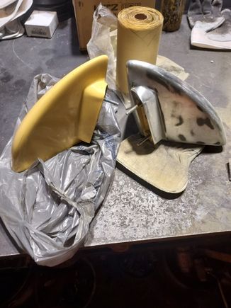 Barely 15 mins of sanding for 1 mirror  usi 320. 