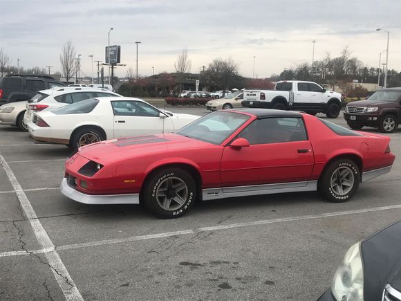 Spotted this nice 86 Z28 parked near my 84 today. It is a red on red tpi car. 
