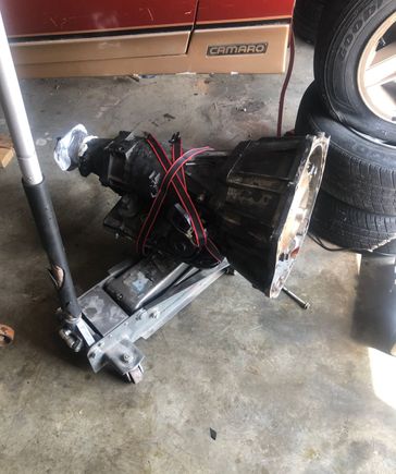 Hard way to remove and I talk a transmission. 