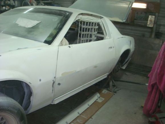 Another sanding pass on most of the driver side.