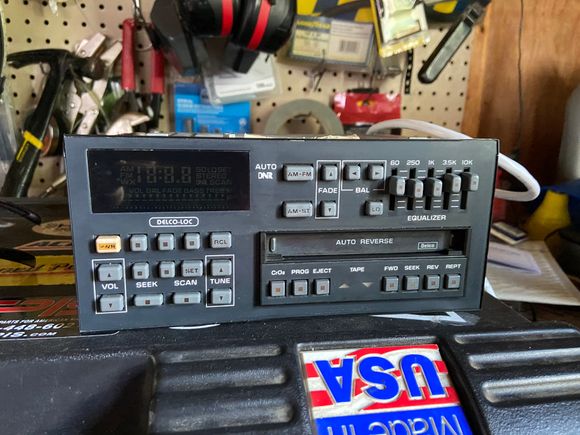 UT4 radio, pretty decent shape and added an aux.