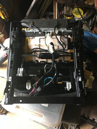This is the driver seat and I didn’t have to cut the front hooks off the seat. The pass side I had to remove them so the seat would fit flush on the floor.