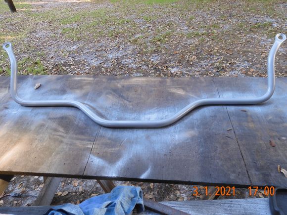 Painted in "Forged Steel Silver"