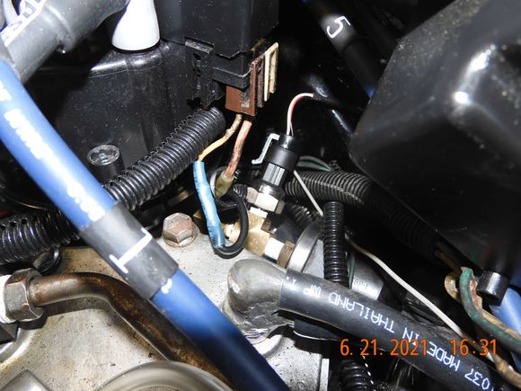 Oil pressure gauge T