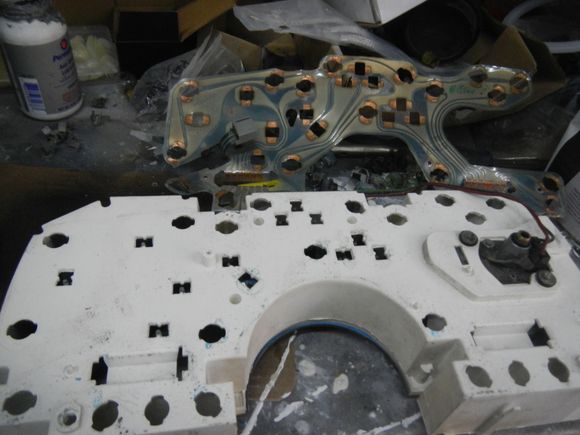Getting ready to put the replacement parts back on the original cluster.