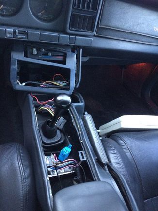 Center console needs to be finished.