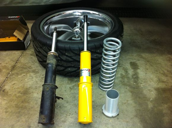 5. New adjustable Koni struts, and QA1 coils.