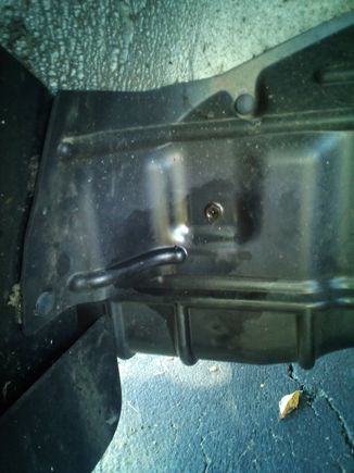 10 mm bolt stuck. goes into metal bracket.