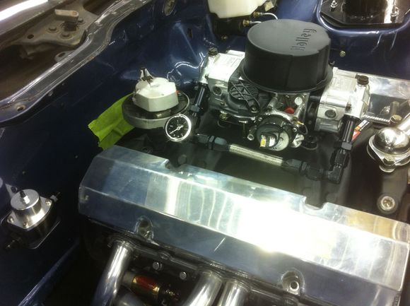 8. Fuel log and regulator. Now to run the lines.