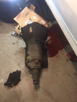 700r4 out of some truck or passenger car (no torque arm provision) I drove the car 120 miles home to find the TV cable was just dangling under the hood. I'm amazed it made it home.