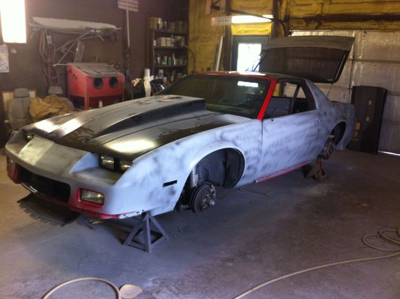 In the paint shop