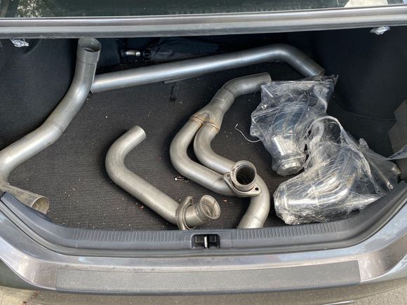 Picked up my headers, y-pipe, and 3” I-pipe today! Can’t wait to get them all installed. Thanks Dyno Don and also Lon at Top Down Solutions! 