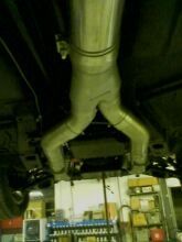 supper comp headers and mufflex exhaust system