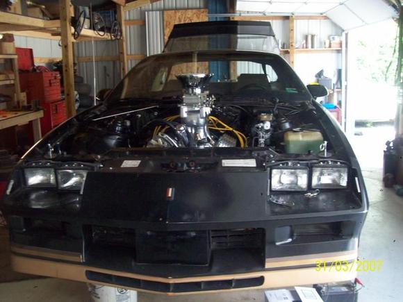 1983 crossfire z28 just put motor in.