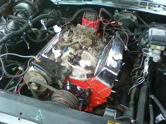 motor in. needs alot of little things andclean up the wiring the guy before me had it rigged.