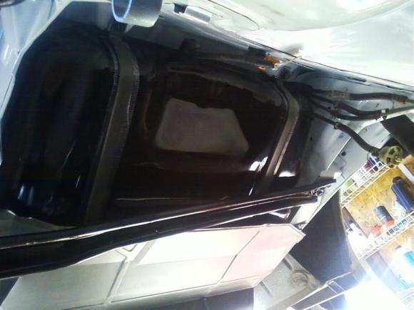 gas tank after