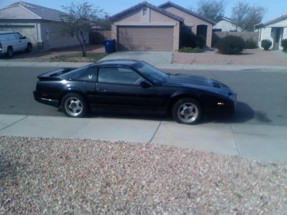 Right when I brought her home..  I so dont like the rims.. but they will work for now..  Not bad for $800.00