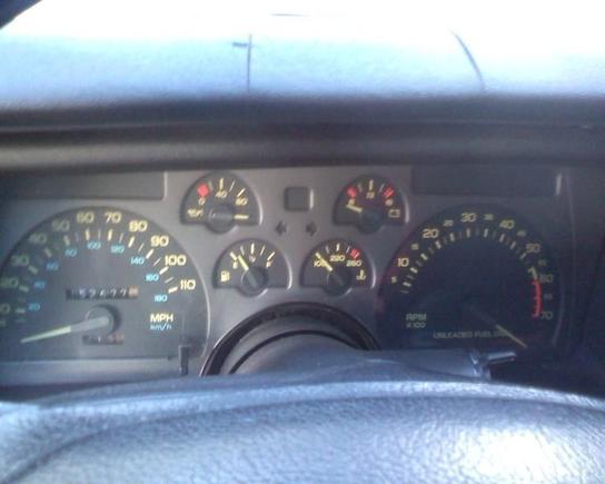 The gauges theres a few of them that dont work like the tach and then the oil pressure gauge