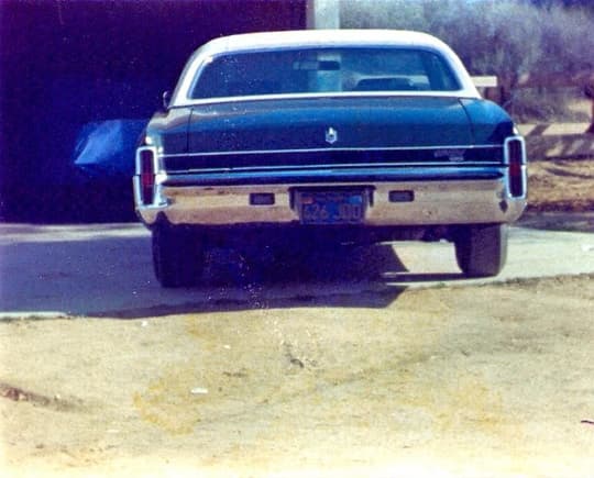 My old 1971 SS454 monte carlo rear