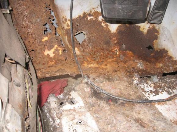 Lift the carpet and.......holy vent holes batman!
